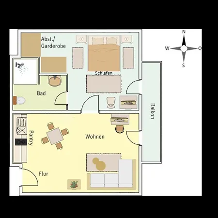 Residenz Strandkrone 03 Отель *